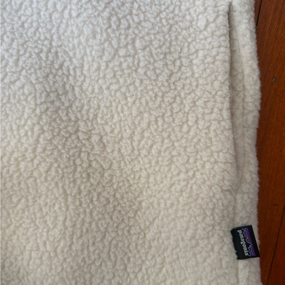 Cream Sherpa Button-Up Shacket - Picture 5 of 6